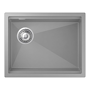Кухонная мойка Rivelato Lino 55 LN-554-L grigio metallizz цвет Серый металлик
