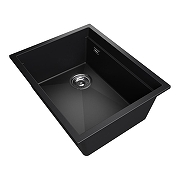 Кухонная мойка Rivelato Lino 55 LN-554-L nero цвет Черный-1