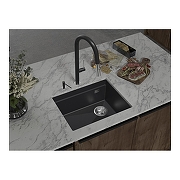 Кухонная мойка Rivelato Lino 55 LN-554-R antracite цвет Антрацит-2