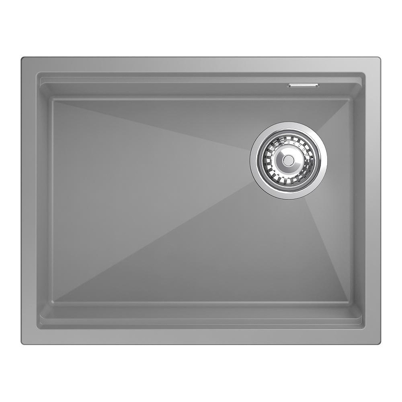 Кухонная мойка Rivelato Lino 55 LN-554-R grigio metallizz 