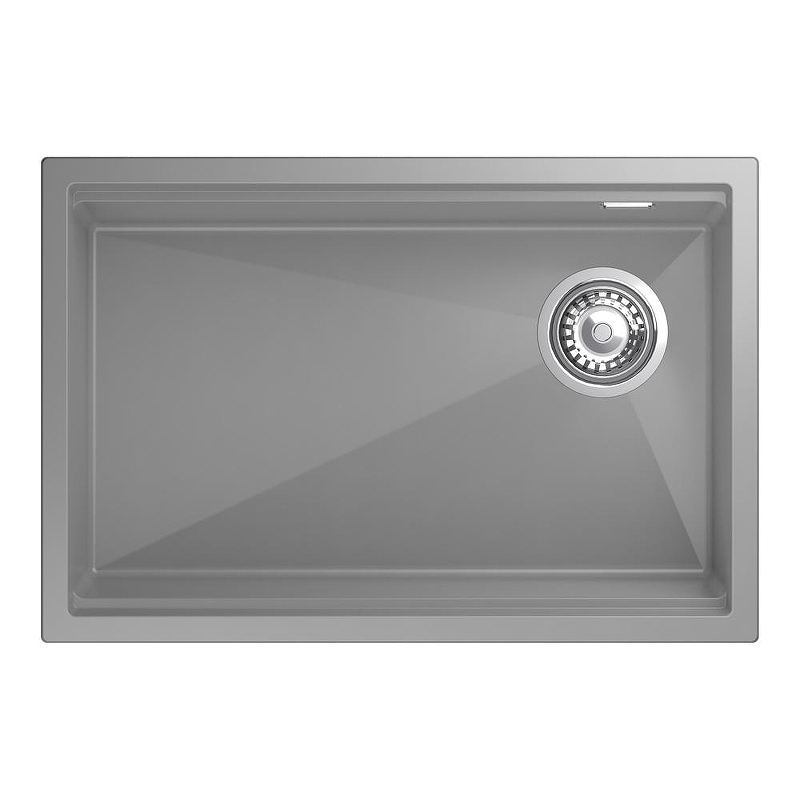 Кухонная мойка Rivelato Lino 65 LN-654-R grigio metallizz 