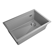 Кухонная мойка Rivelato Lino 65 LN-654-R grigio metallizz цвет Серый металлик-1