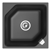 Кухонная мойка Rivelato Locus LS-50 LS-50 antracite цвет Антрацит