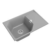 Кухонная мойка Rivelato Locus LS-75 LS-75 grigio metallizzat цвет Серый металлик-1