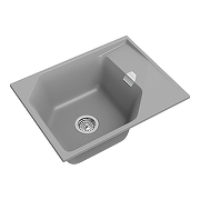 Кухонная мойка Rivelato Locus LS-65 LS-65 grigio metallizzato цвет Серый металлик-1