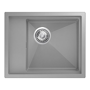 Кухонная мойка Rivelato Nobile 54 NB-544-L grigio metallizz цвет Серый металлик