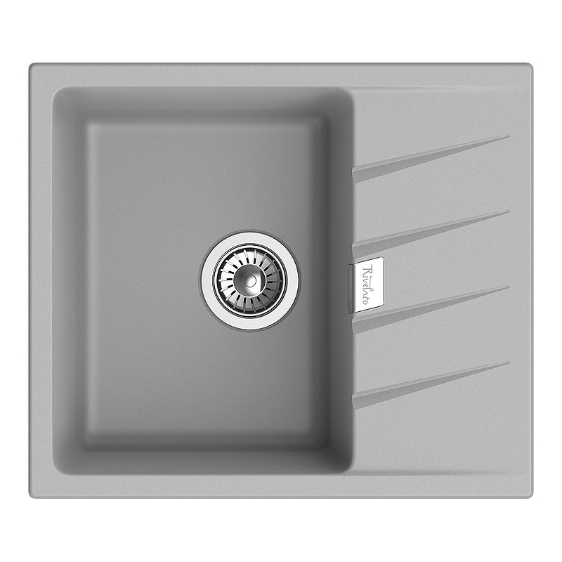Кухонная мойка Rivelato Raum RM-58 RM-58 grigio metallizzato 