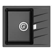 Кухонная мойка Rivelato Raum RM-58 RM-58 nero цвет Черный