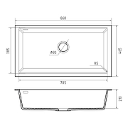 Кухонная мойка Rivelato Stria 86 SR-8679 Sabbia цвет Коричневый-3