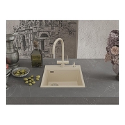 Кухонная мойка Rivelato Tesoro 50 TR-505-L beige scuro цвет Темно-бежевый-2