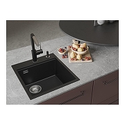 Кухонная мойка Rivelato Tesoro 45 TR-455-L nero цвет Черный-2