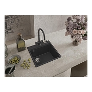 Кухонная мойка Rivelato Tesoro 45 TR-505-L antracite цвет Антрацит-2