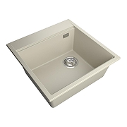 Кухонная мойка Rivelato Tesoro 50 TR-505-R beige scuro цвет Темно-бежевый-1