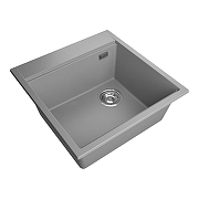 Кухонная мойка Rivelato Tesoro 50 TR-505-R grigio metallizz цвет Серый металлик-1