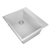 Кухонная мойка Rivelato Tesoro 60 TR-605-L brina цвет Иней-1