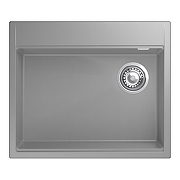 Кухонная мойка Rivelato Tesoro 60 TR-605-R grigio metallizz цвет Серый металлик