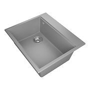 Кухонная мойка Rivelato Tesoro 60 TR-605-L grigio metallizz цвет Серый металлик-1