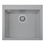 Кухонная мойка Rivelato Zeno 60 ZN-6051 Grigio puro цвет Серый