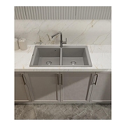Кухонная мойка Rivelato Axel X-90-2D X-90-2D grigio metallizza цвет Серый металлик-2