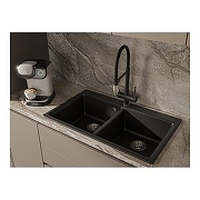 Кухонная мойка Rivelato Axel X-90-2D X-90-2D nero цвет Черный-2