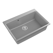 Кухонная мойка Rivelato Axel Х-70 Х-70 grigio metallizzato цвет Серый металлик-1