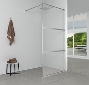 Душевая перегородка Aquanet SW-800CT 80 352335 профиль Хром стекло прозрачное