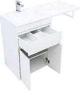 Тумба с раковиной Aquanet Токио 120 L 239211 цвет Белый-9