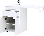 Тумба с раковиной Aquanet Токио 120 L 239211 цвет Белый-12
