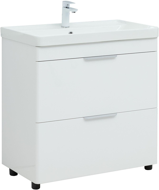 Тумба с раковиной Aquanet Ирис new 80 312429 