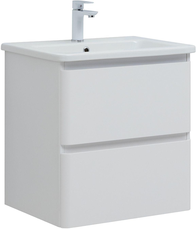 Тумба с раковиной Aquanet Эмбер 50 332505 подвесная 