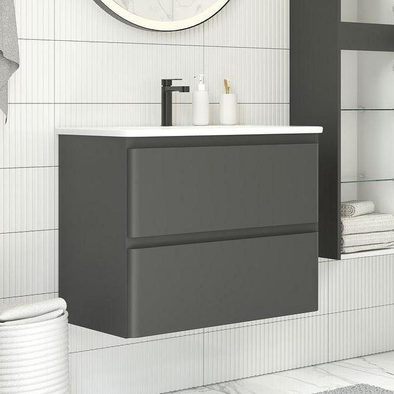 Тумба с раковиной Aquanet Эмбер 50 332506 подвесная 