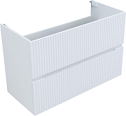 Тумба с раковиной Aquanet Джейн 100 332527 подвесная цвет Белый матовый-3