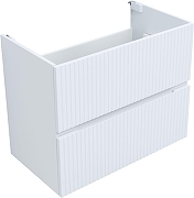 Тумба с раковиной Aquanet Джейн 80 332529 подвесная цвет Белый матовый-5