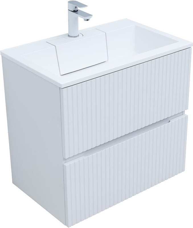 Тумба с раковиной Aquanet Джейн 70 332530 подвесная 