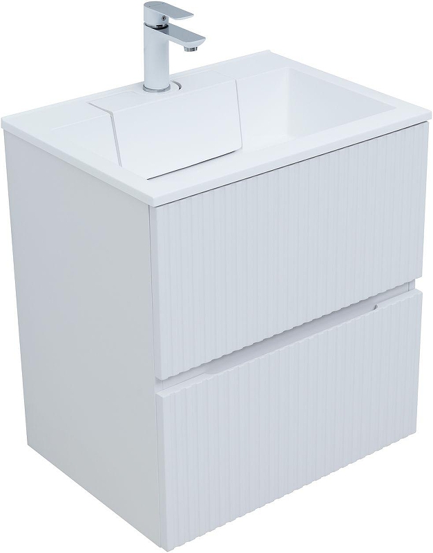 Тумба с раковиной Aquanet Джейн 60 332531 подвесная 