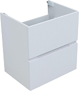 Тумба с раковиной Aquanet Джейн 60 332531 подвесная цвет Белый матовый-3