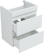 Тумба с раковиной Aquanet Нота New 50 335869 подвесная цвет Белый глянец-9