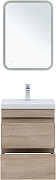 Тумба с раковиной Aquanet Нота New 50 335879 подвесная цвет Дуб светлый-4