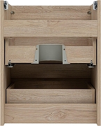 Тумба с раковиной Aquanet Нота New 50 335879 подвесная цвет Дуб светлый-8