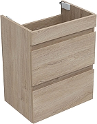 Тумба с раковиной Aquanet Нота New 50 335879 подвесная цвет Дуб светлый-9