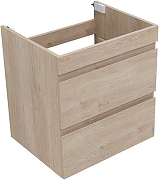 Тумба с раковиной Aquanet Нота New 58 335880 подвесная цвет Дуб светлый-8