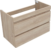 Тумба с раковиной Aquanet Нота New 90 335882 подвесная цвет Дуб светлый-8