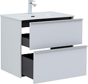 Тумба с раковиной Aquanet Вита 70 339161 подвесная цвет Белый матовый-4