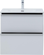 Тумба с раковиной Aquanet Вита 70 339161 подвесная цвет Белый матовый-5