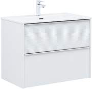 Тумба с раковиной Aquanet Вита 80 339162 подвесная цвет Белый матовый