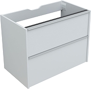 Тумба с раковиной Aquanet Вита 80 339162 подвесная цвет Белый матовый-1