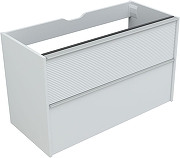 Тумба с раковиной Aquanet Вита 100 339163 подвесная цвет Белый матовый-8