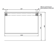 Тумба с раковиной Aquanet Вита 100 339163 подвесная цвет Белый матовый-11