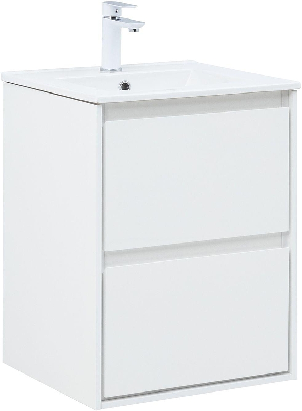 Тумба с раковиной Aquanet Милан 50 340151 подвесная 