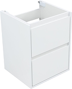 Тумба с раковиной Aquanet Милан 50 340151 подвесная цвет Белый глянец-6